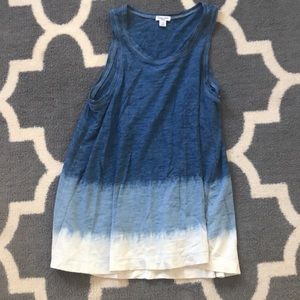 Ombre light weight tank top